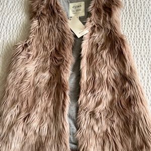 BRAND NEW FAUX FUR VEST